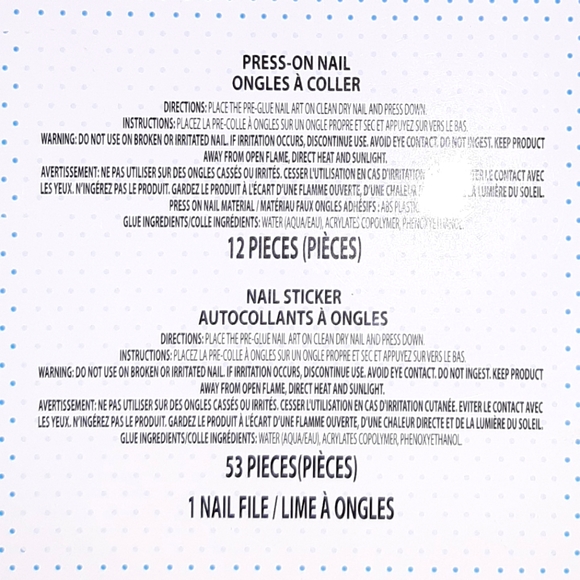 🌷2/18$ 🌷Minnie Mouse Nail Set NWT - Picture 6 of 6